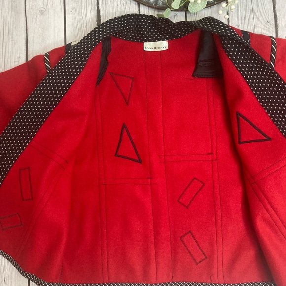Vintage Lynn Murray  Wool Art to Wear Cropped Jacket - Picture 5 of 16